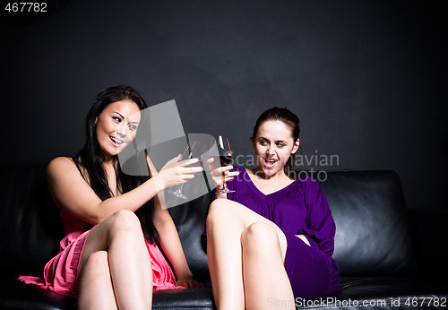 Image of Beautiful women in a party