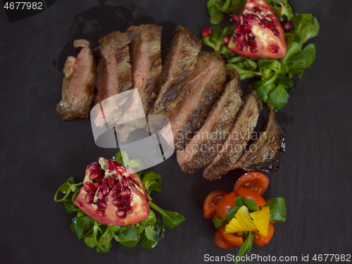 Image of Juicy slices of grilled steak