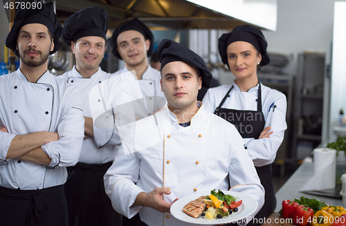 Image of Portrait of group chefs