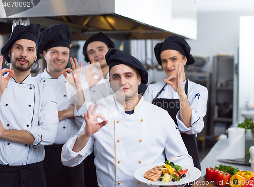 Image of Portrait of group chefs