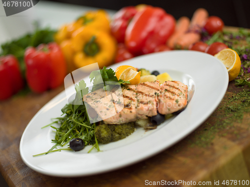 Image of Salmon fillet steak