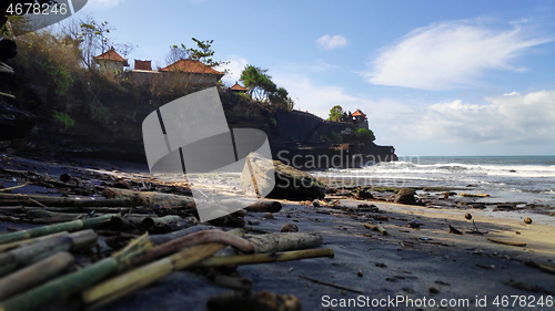 Image of Cliff at Tanah Lot Temple in Bali