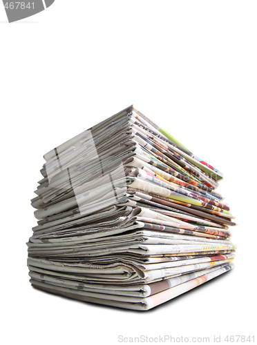Image of A pile of newspapers