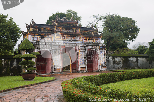 Image of The Gate to the Citadel of the Imperial City in Hue, Vietnam