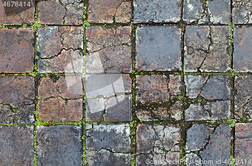 Image of Old stone pavement in Hue, Vietnam