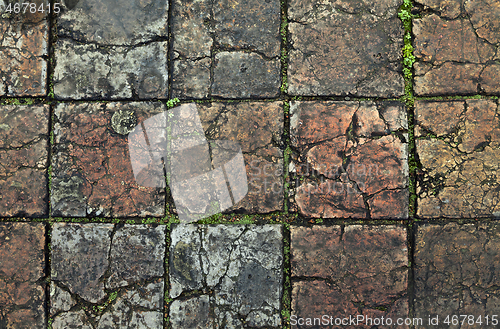 Image of Old stone pavement in Hue, Vietnam