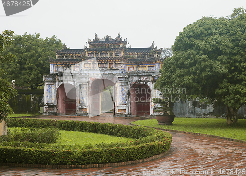 Image of The Gate to the Citadel of the Imperial City in Hue, Vietnam