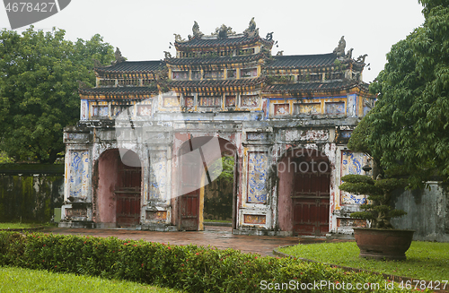 Image of The Gate to the Citadel of the Imperial City in Hue, Vietnam