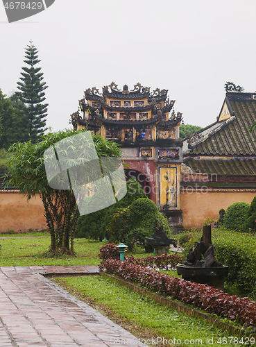 Image of The Gate to the Citadel of the Imperial City in Hue, Vietnam