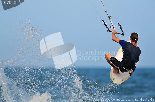 Image of kite surfer