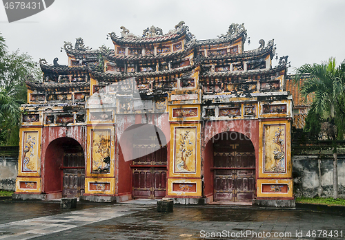 Image of The Gate to the Citadel of the Imperial City in Hue, Vietnam