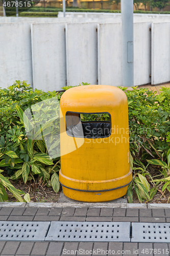 Image of Big Yellow Litter Bin