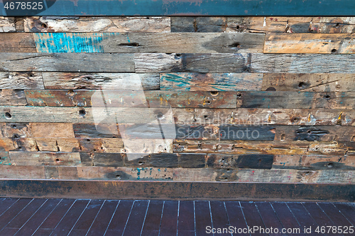 Image of Burned Wooden Wall