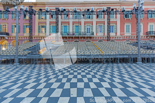 Image of Place Massena Stands