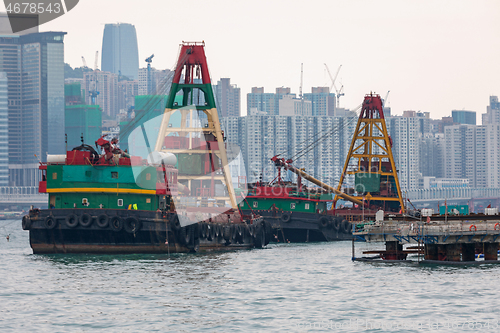 Image of Crane Barge