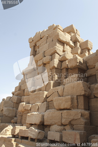 Image of Ancient ruins of Karnak Temple in Luxor, Egypt