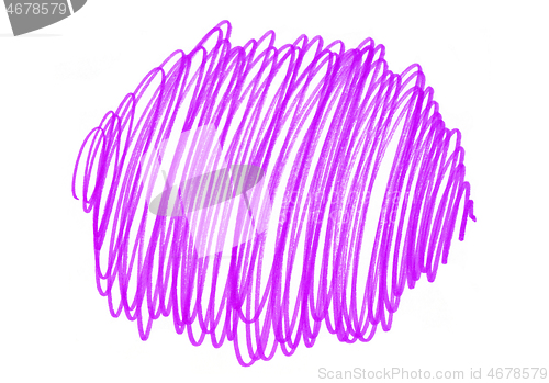 Image of Abstract bright lilac touches texture on white