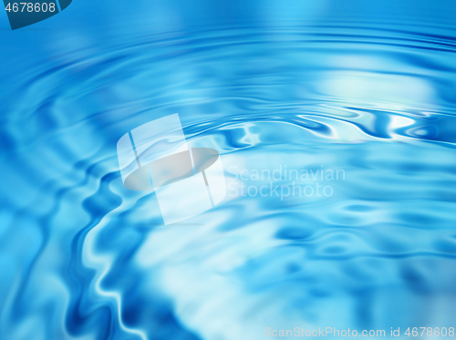 Image of Bright blue abstract background with water ripples pattern