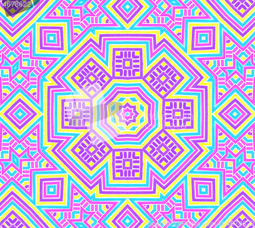 Image of Background with bright colorful concentric pattern