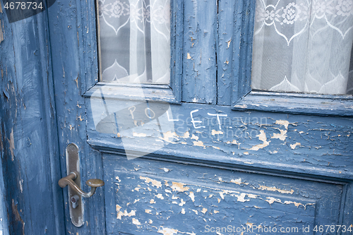 Image of Old Blue Door