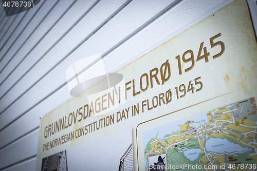 Image of Sign in Florø