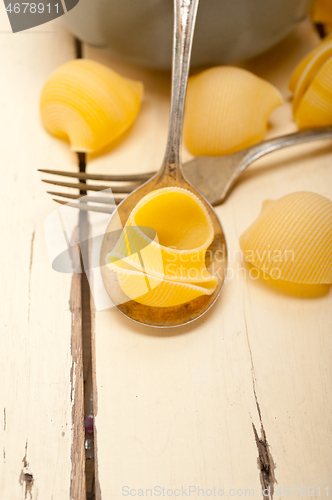 Image of Italian snail lumaconi pasta 