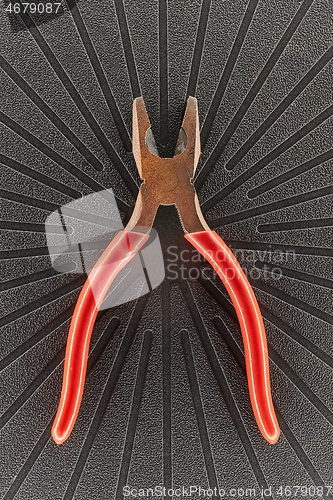 Image of Pliers on white background