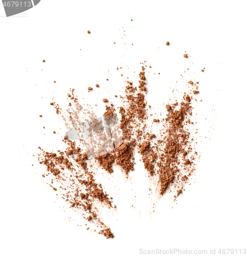 Image of splash of cocoa powder