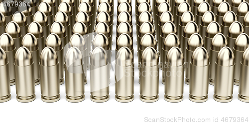 Image of Many rows with bullets