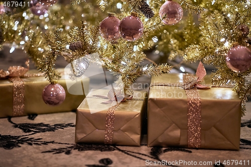 Image of Christmas Tree And Presents
