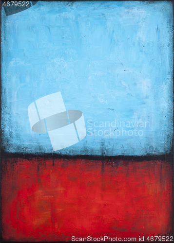 Image of Blue and red grunge colored texture background. 