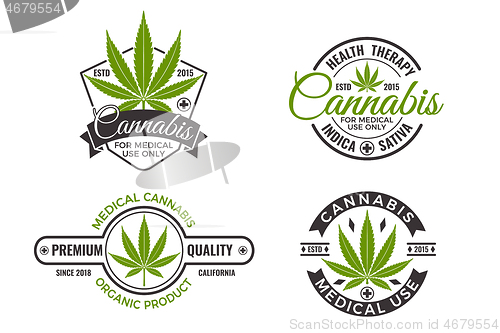 Image of Medical Cannabis Labels and Logos