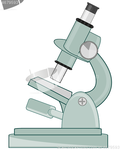 Image of Scientific tools microscope for increase and studies microorganism
