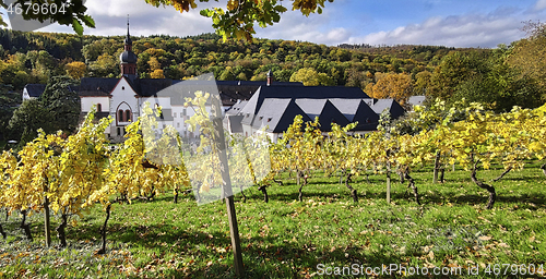 Image of Monastery Ebersbach in autumn