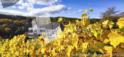 Image of Monastery Ebersbach in autumn