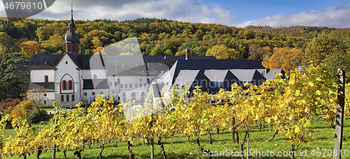 Image of Monastery Ebersbach in autumn