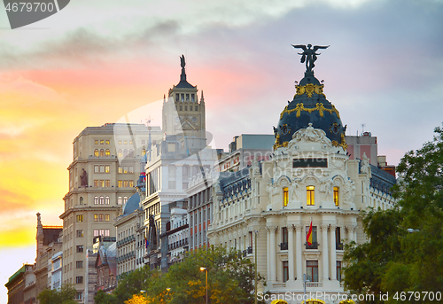 Image of Madrid landmarks, Spain