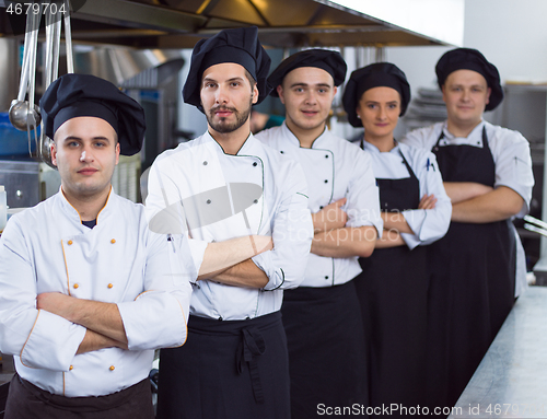 Image of Portrait of group chefs