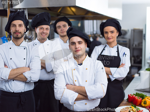 Image of Portrait of group chefs