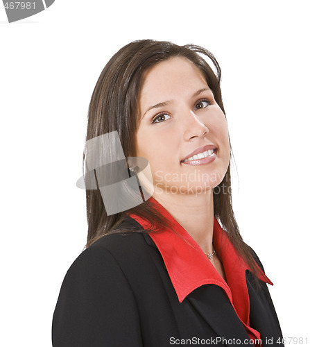 Image of Portrait of a brunette