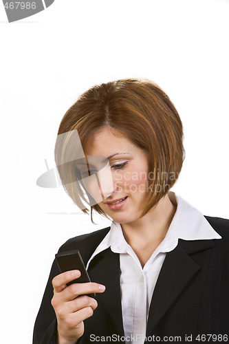 Image of Checking the mobile phone