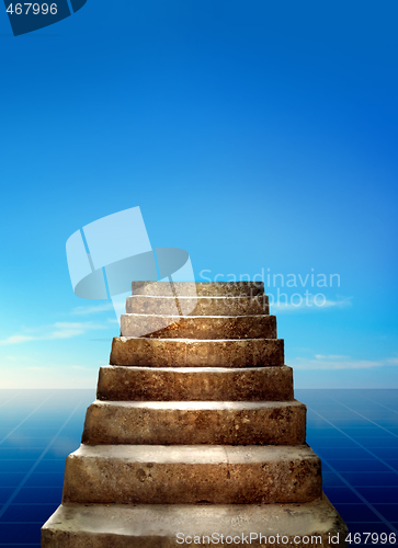 Image of Steps and sky