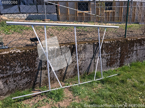 Image of Side parts of a garden house 