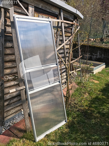 Image of Side parts of a greenhouse