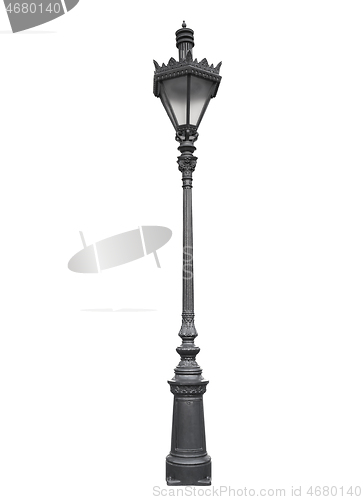 Image of Street lamppost, isolated