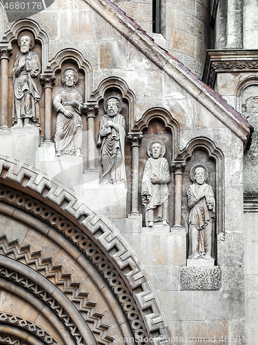 Image of Facade of Jak Church in Budapest