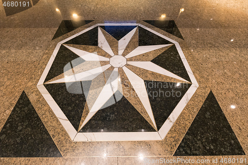 Image of Marble Floor Star