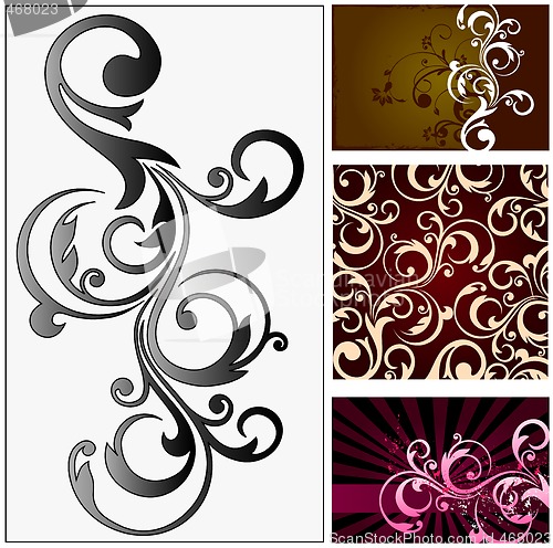 Image of floral background
