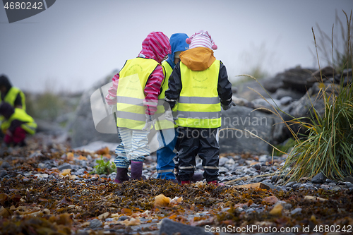 Image of Picking up Plastic Waste