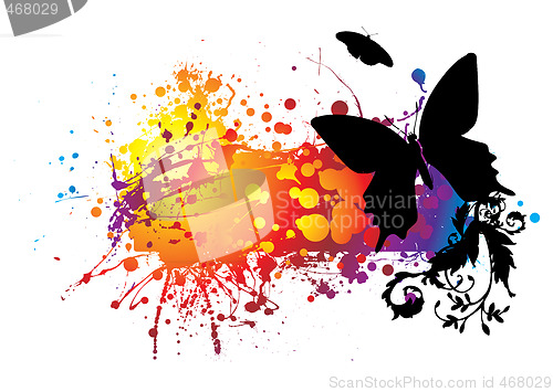 Image of black butterfly